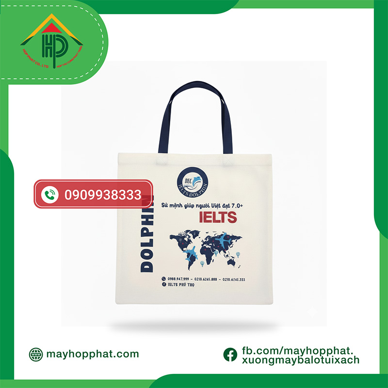 Language Center Fabric Bag – Premium Silk-Screen Printing Vivid Logo