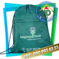 Language World Drawstring Backpack