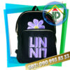 Balo Thời Trang Lin Lin Canvas Đen Lin Lin Black Canvas Fashion Backpack