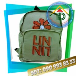 Lin Lin Blue Canvas Fashion Backpack