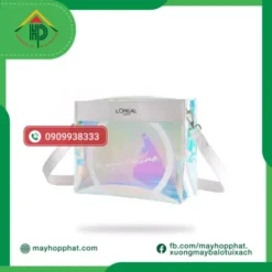 Premium Loreal 7-color transparent PVC bag | Stunning Holographic Cosmetic Case loreal 7 color transparent pvc bag 2