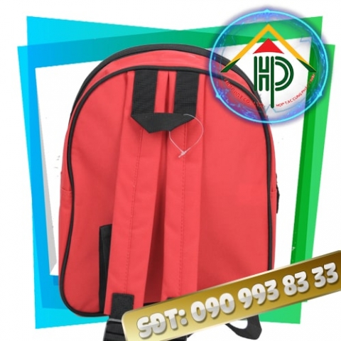 Mc Queen Children's Backpack Back View