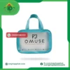omuse pvc plastic bag with imitation leather handle 1