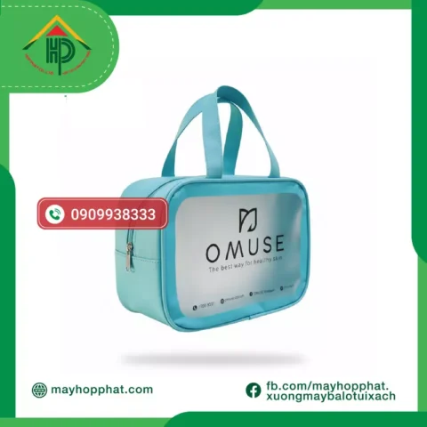 Túi nhựa PVC quai simili Omuse omuse pvc plastic bag with imitation leather handle 2