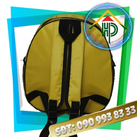 Ong Vang Cough Syrup Children's Backpack – Cute, Durable, Custom-Made by Hop Phat Factory Ong Vang Cough Syrup Children's Backpack Back View
