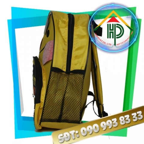 Ong Vang Cough Syrup Children's Backpack – Cute, Durable, Custom-Made by Hop Phat Factory Ong Vang Cough Syrup Children's Backpack Side View
