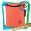 Orange Foldable Fashion Handbag Folded