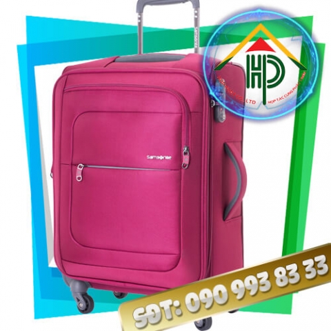 Pink Rolling Luggage