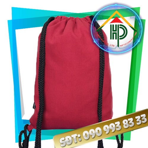 Red Drawstring Backpack