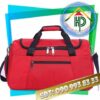 Red Travel Bag – Heavy-Duty 900D Waterproof Canvas Duffel by Hop Phat Red Travel Bag