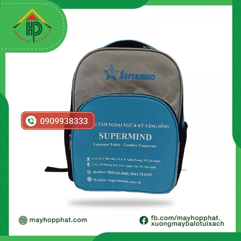 Premium Supermind English Backpack | Custom Student Branding Solution Premium Supermind English Backpack | Custom Student Branding Solution