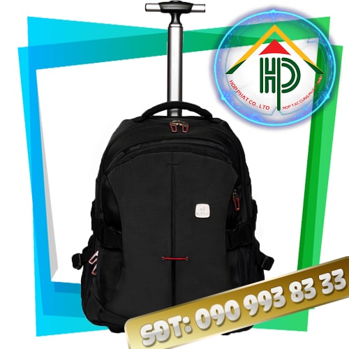 Travel Backpack with Trolley Handle – Dual-Function, Waterproof, Custom Made by Hop Phat Travel Backpack with Trolley Handle