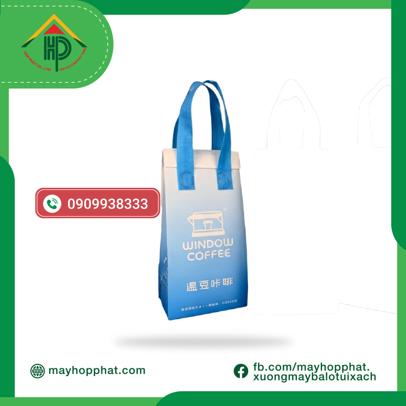 Window Coffee Non-Woven Insulated Bag – View 1 Window Coffee Non-Woven Insulated Bag – View 1