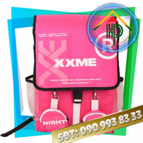 XXME Pink Fashion Backpack — Stylish, Classy & Trendy at Hop Phat XXME Pink Fashion Backpack