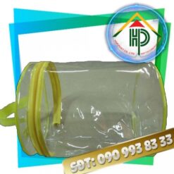 Yellow Cylindrical PVC Bag