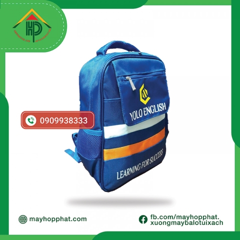 Premium YOLO English Backpack | Durable School Branding & Uniform Gear