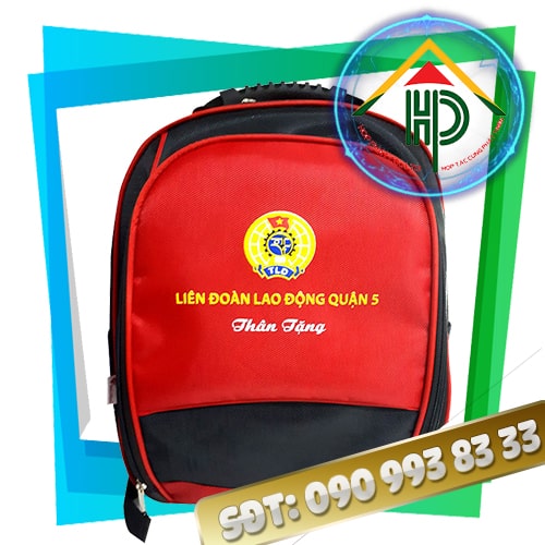Balo Quà Tặng Liên Đoàn Lao Động Quận 5 Backpacks as gifts from the District 5 Labor Union