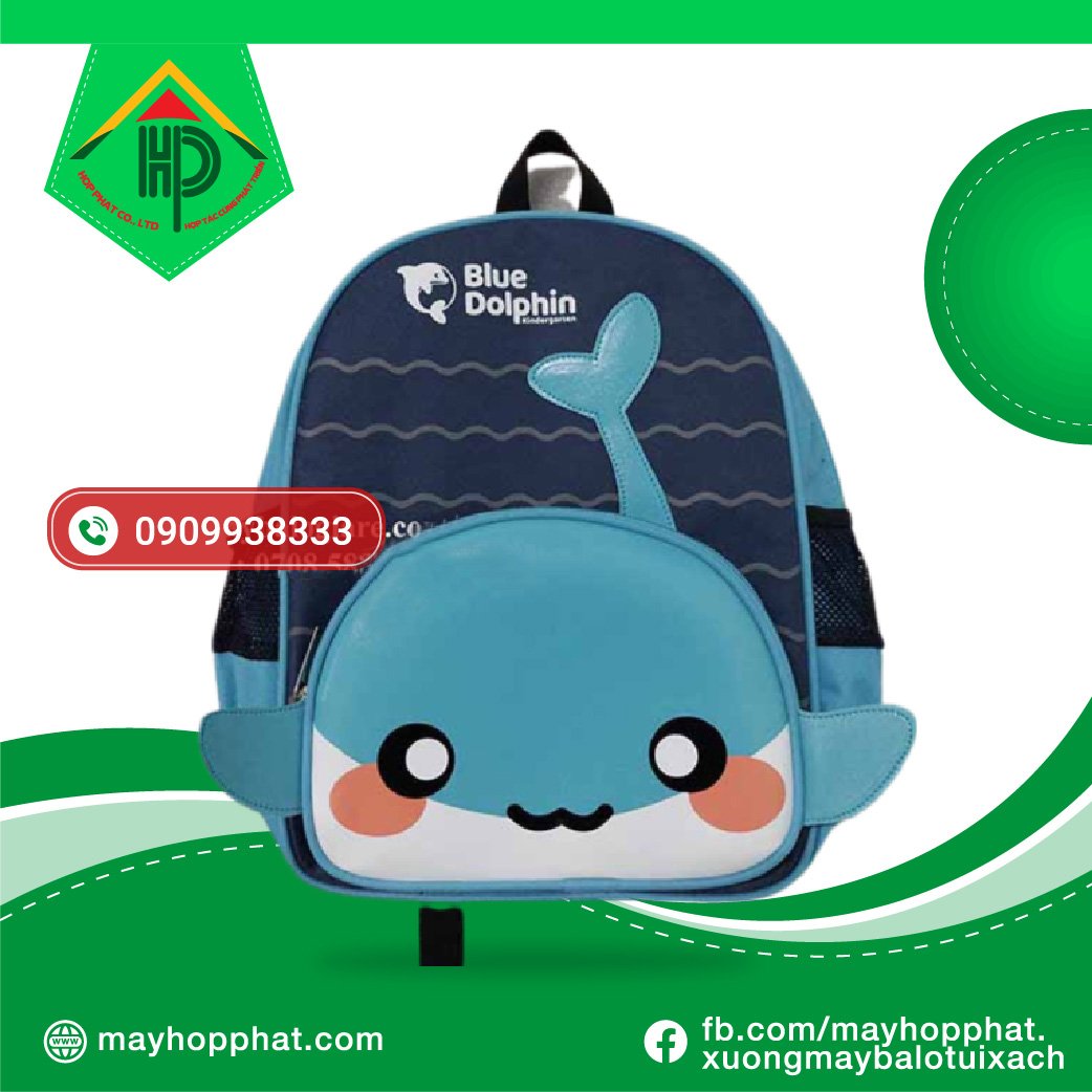 Blue Dolphin Preschool Backpack