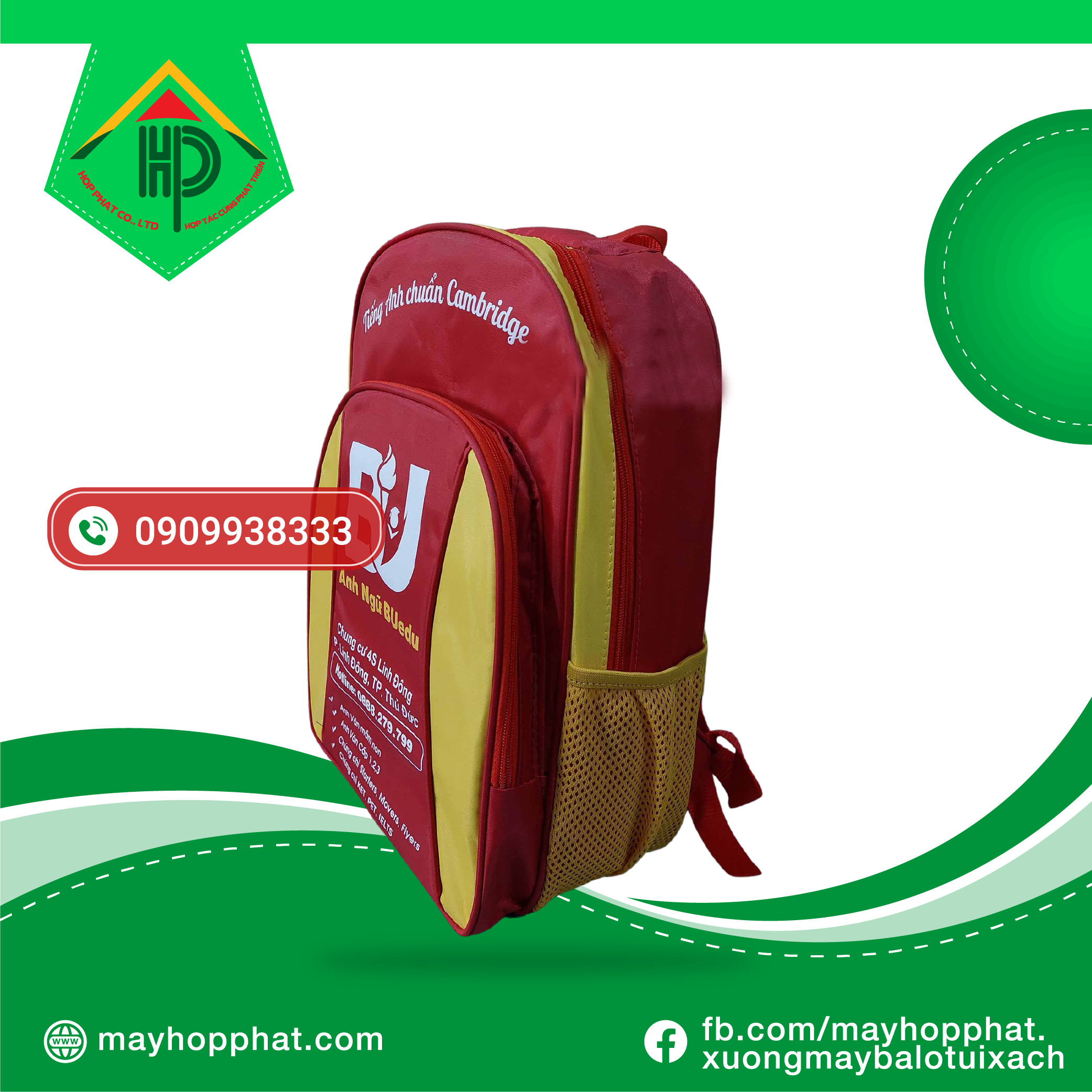 Balo Anh Ngữ Buedu Buedu English Backpack