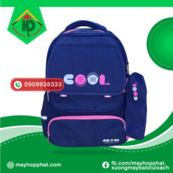 Cool primary school backpack in navy blue
