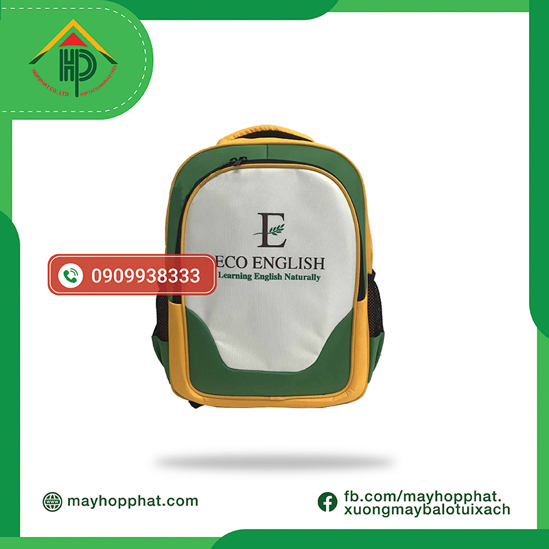 Eco English Backpack | Premium Custom Language Center Bag Manufacturing Eco English Backpack