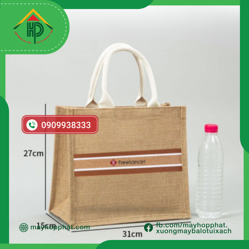 Freelancer Jute Fabric Bag Freelancer Jute Fabric Bag