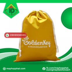 Premium Golden Key Drawstring Bag | Custom Waterproof Promotional Bags & Wholesale