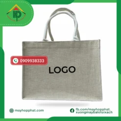 Imitation Jute Fabric Box Bag