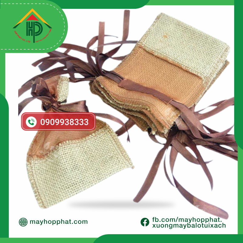 Jute Fabric Scented Sachet Cover | Premium Custom Eco-Friendly Sachet Manufacturing Jute Fabric Scented Sachet Cover