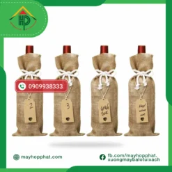 Jute Wine Bag