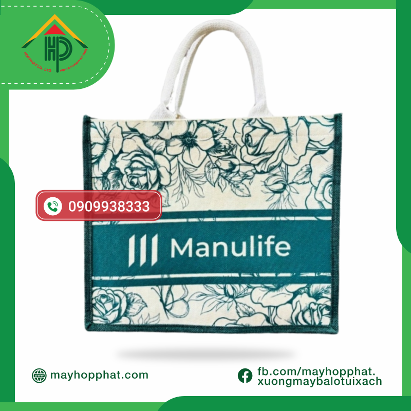 Manulife Jute Bag | Premium Custom Eco-Friendly Corporate Gift Manufacturing Manulife Jute Bag