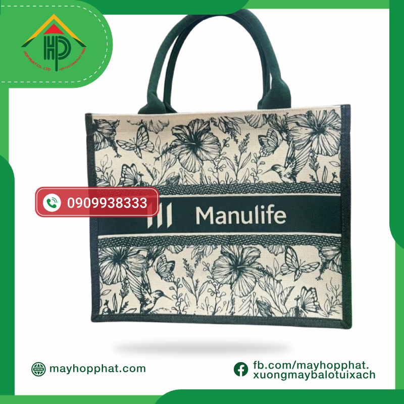 Manulife Jute Bag | Premium Custom Eco-Friendly Corporate Gift Manufacturing Manulife Jute Bag