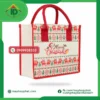Merry Christmas Jute Bag