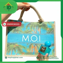 M.O.I Straw Beach Bag
