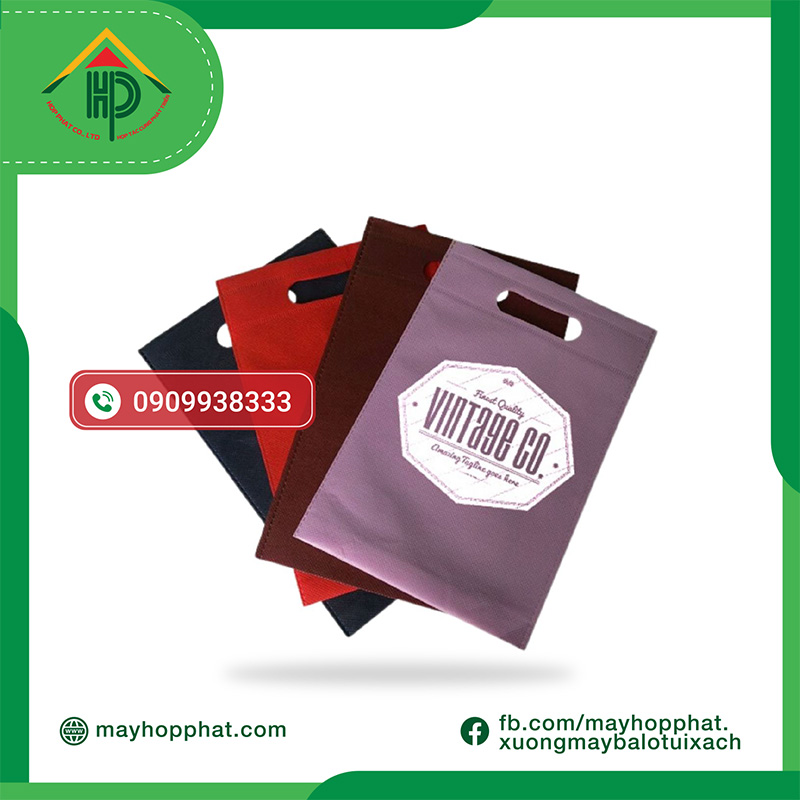 túi vải không dệt đục lỗ Perforated Non-Woven Fabric Bags
