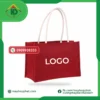 Red Jute Bag
