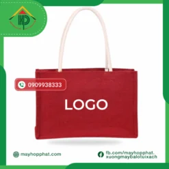 Red Jute Bag