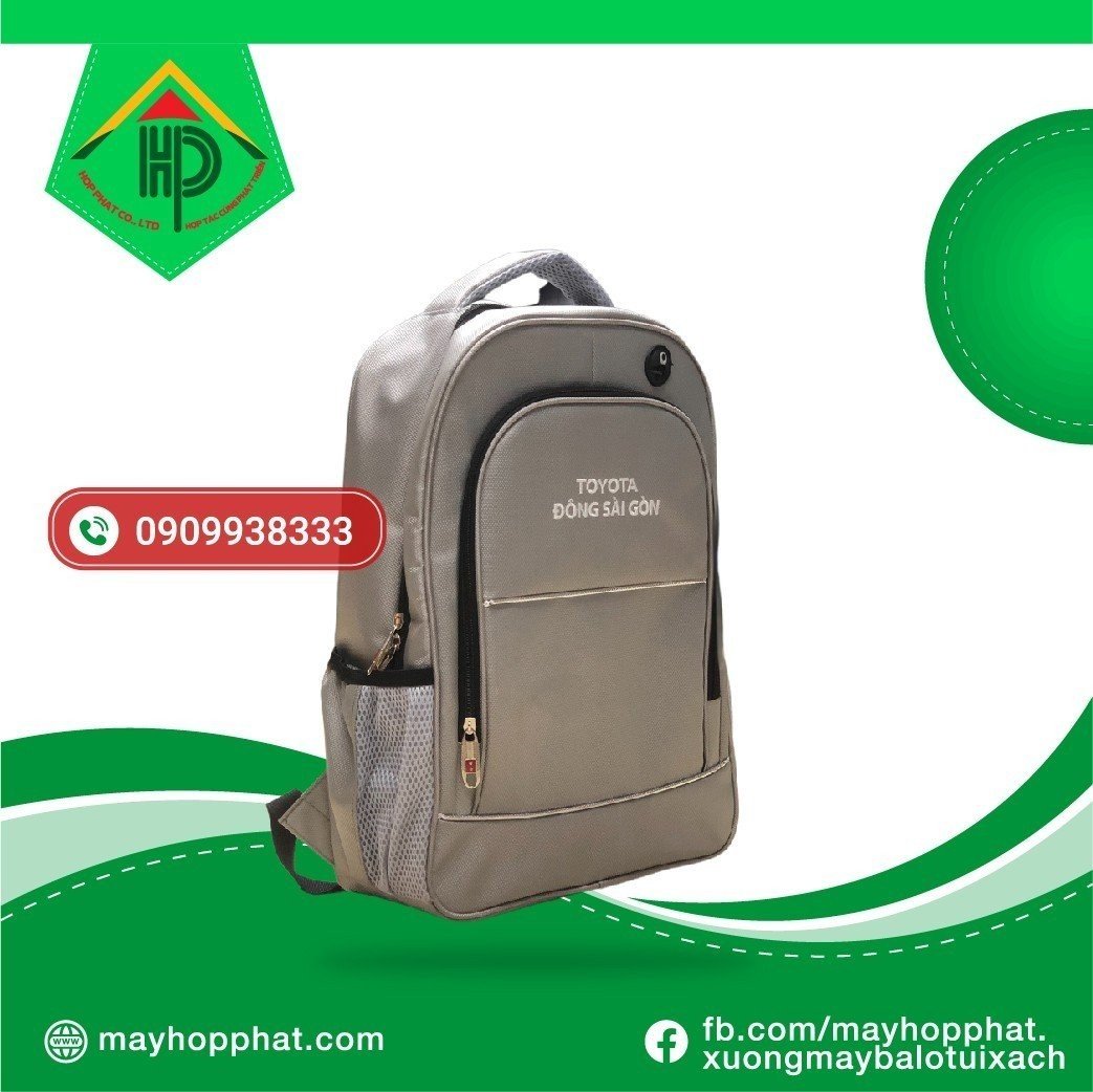 Toyota Dong Saigon Gift Backpacks | Premium Custom Corporate Bag Manufacturing Toyota Dong Saigon Gift Backpacks
