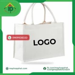 White Jute Bag