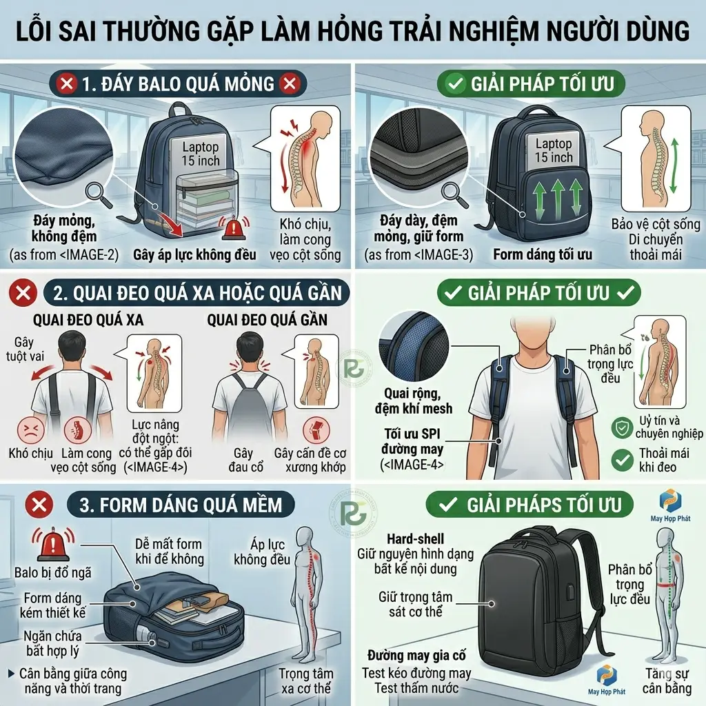 Tối Ưu Hóa Trải Nghiệm Người Dùng (UX) Trong Thiết Kế Form Dáng Balo Laptop